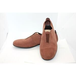 Sesto Meucci Women's Cocoa Suede Slip On Loafers sz 10.5 N